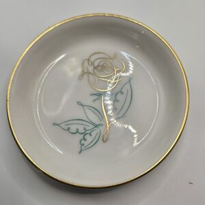 Butter Pat Dish Easterling China Spencerian Rose Coaster trinket dish